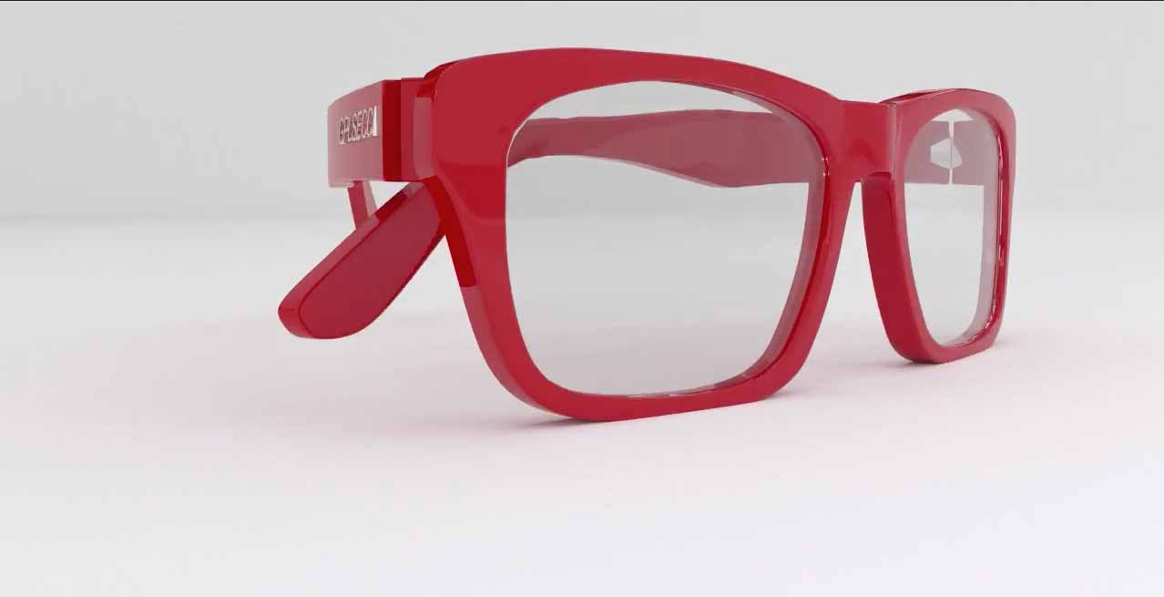 Animazione 3D occhiali Ing giampierluigi secci